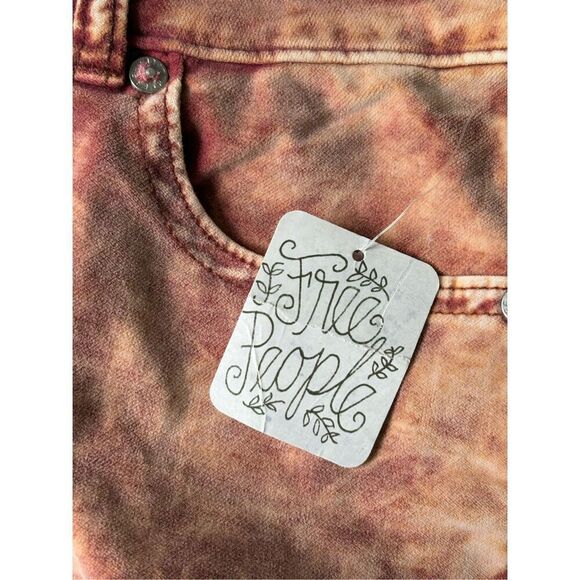 NEW Free People CRVY Foxy Lady Velvet Bootcut Pants 26 High Rise Rusty Brown - Picture 13 of 13